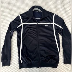 Mens FILA Vintage Track Jacket Basketball Size S